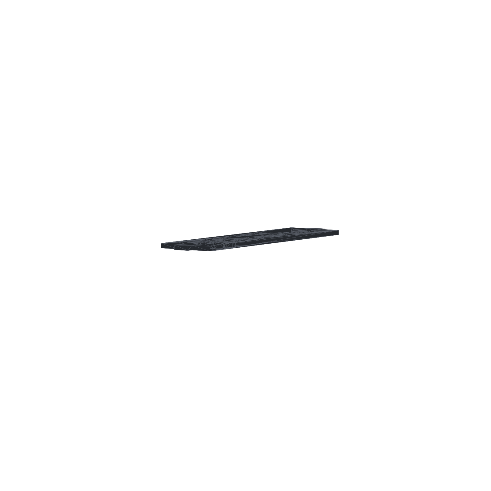black widow lower front panel grill replacement view 4