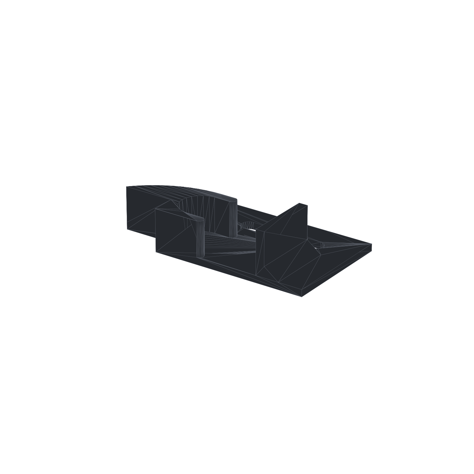 C4 Corvette Rear Cargo Cover Sun Shade Clip Drivers Side