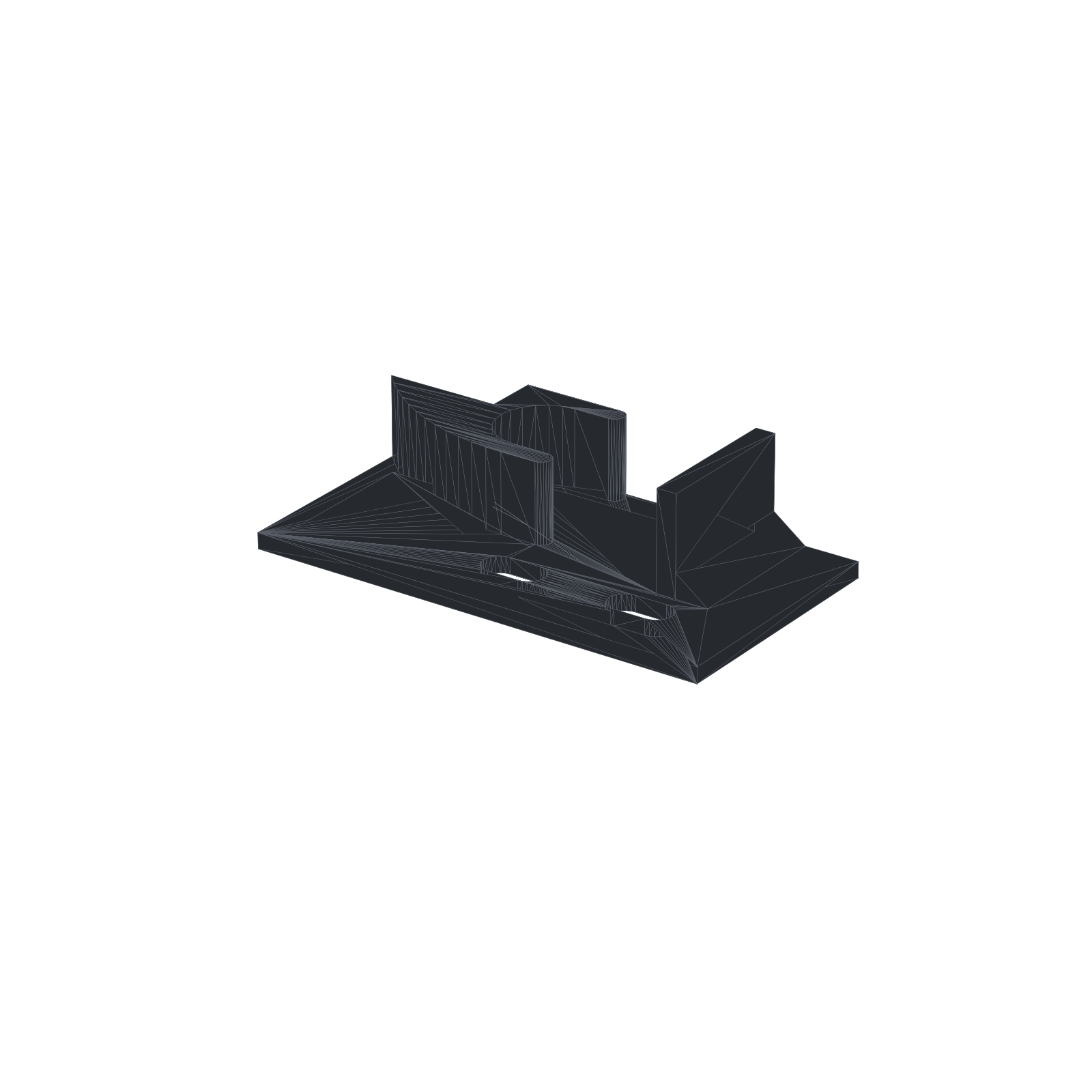 C4 Corvette Rear Cargo Cover Shade Clip Passenger Side