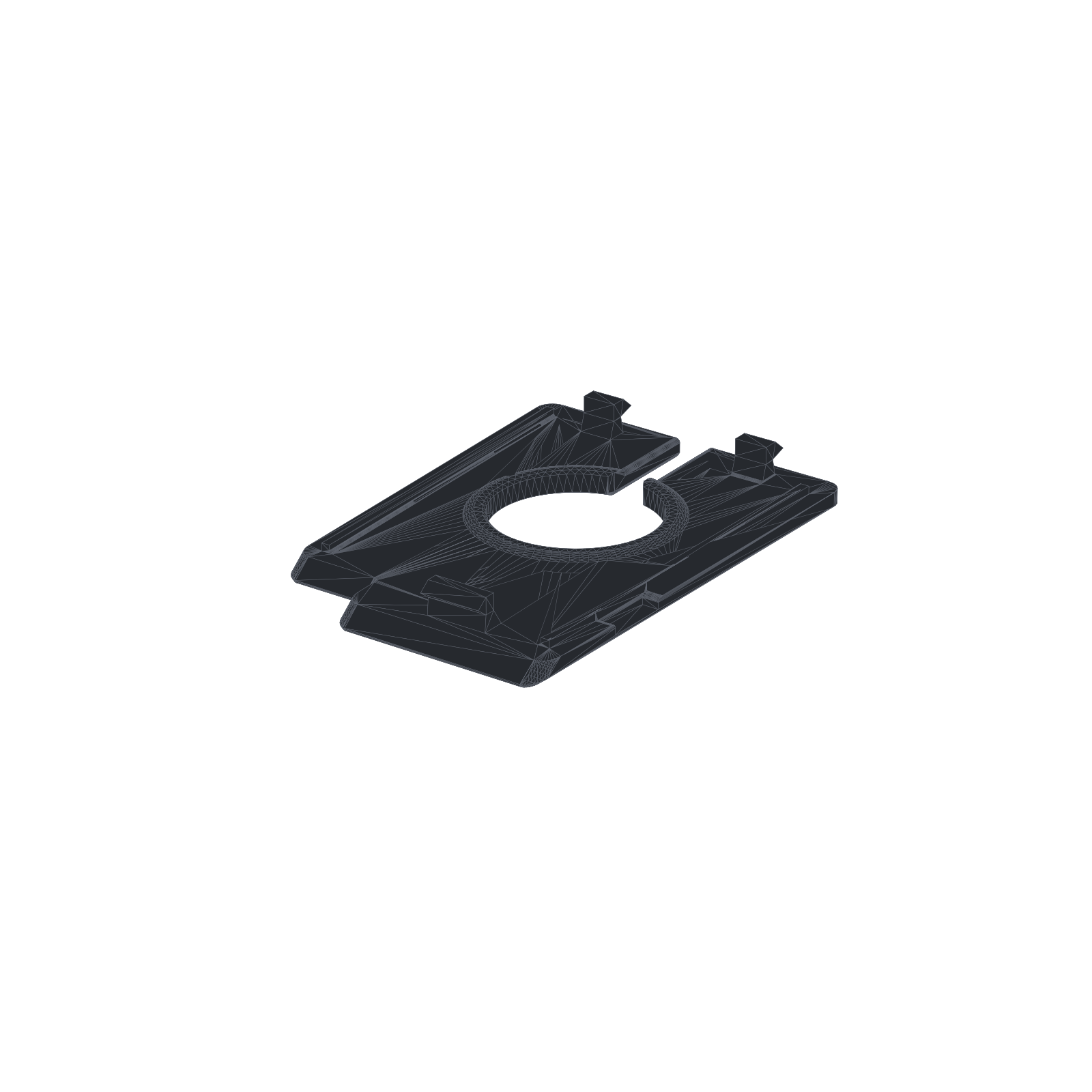 Panel Cover with USB socket mount in 2005 Ford Mustang view 2