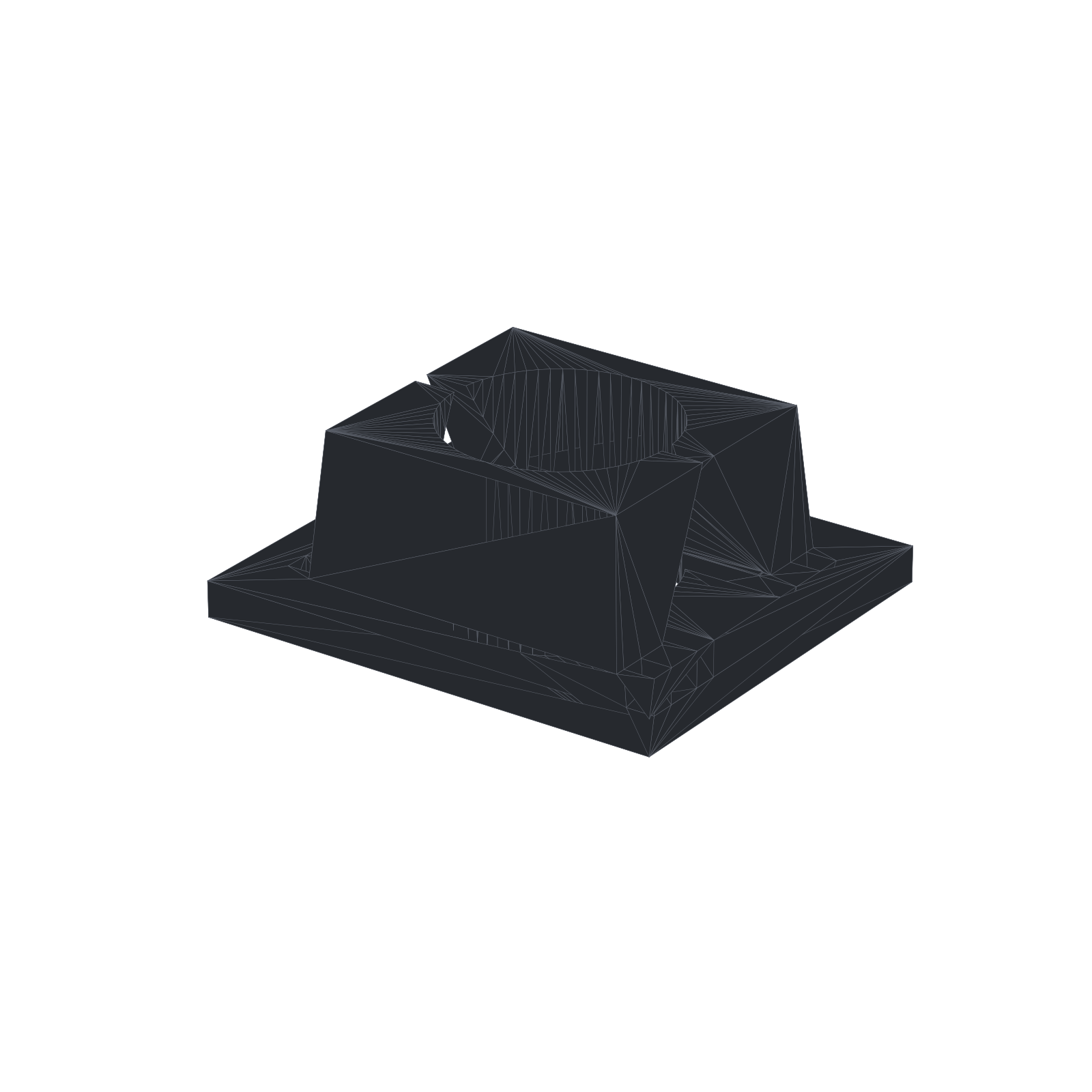Subaru Legacy gen IV 2006 - 2007 cargo cover clip view 2